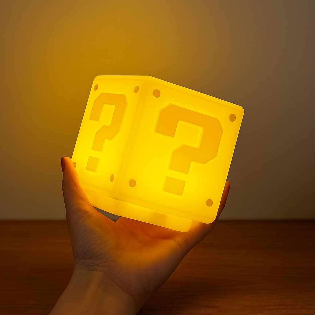 BloxiLight + Cargador: Ilumina, decora y evita interrupciones 😒.